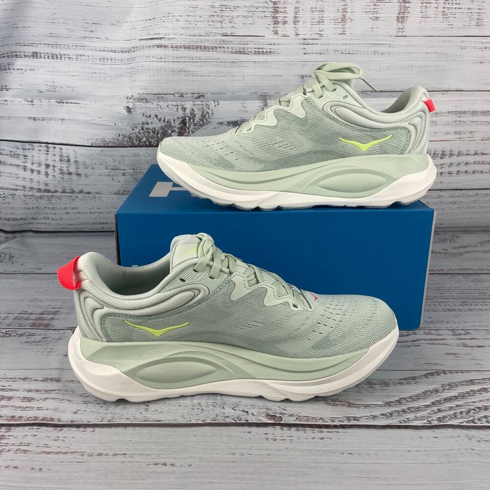 Hoka One Gaviota 6 Womens Sz 9B Running Shoes Sea Glass / Sage - Picture 2 of 11